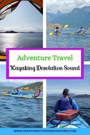 Take a road trip and adventure travel to go kayaking in Desolation Sound in British Columbia.
