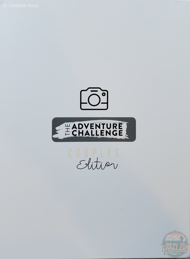 The Adventure Challenges are fantastic date ideas for Valentine's Day. It's picture of a white book containing different adventure challenges. 