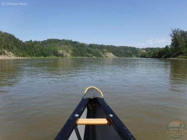 Beautiful scenery from Devon to Edmonton in a canoe.