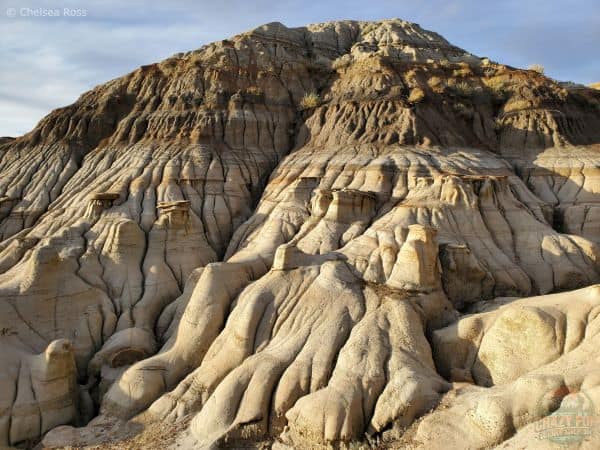 Picture of the soft rock at Hoodoo Trail.