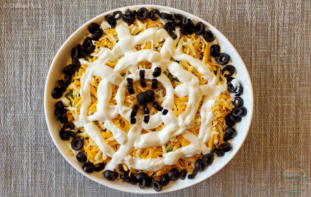 Halloween Party Treats include a spider dip. 