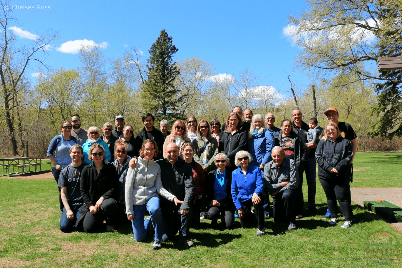 A picture of family and friends.