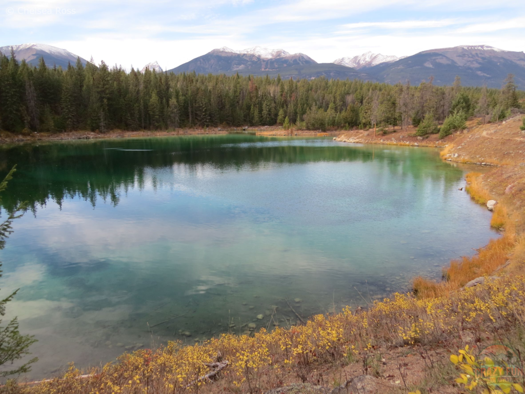 Valley of the 4 lakes is one of the best Jasper hikes in the area. This is the first lake.