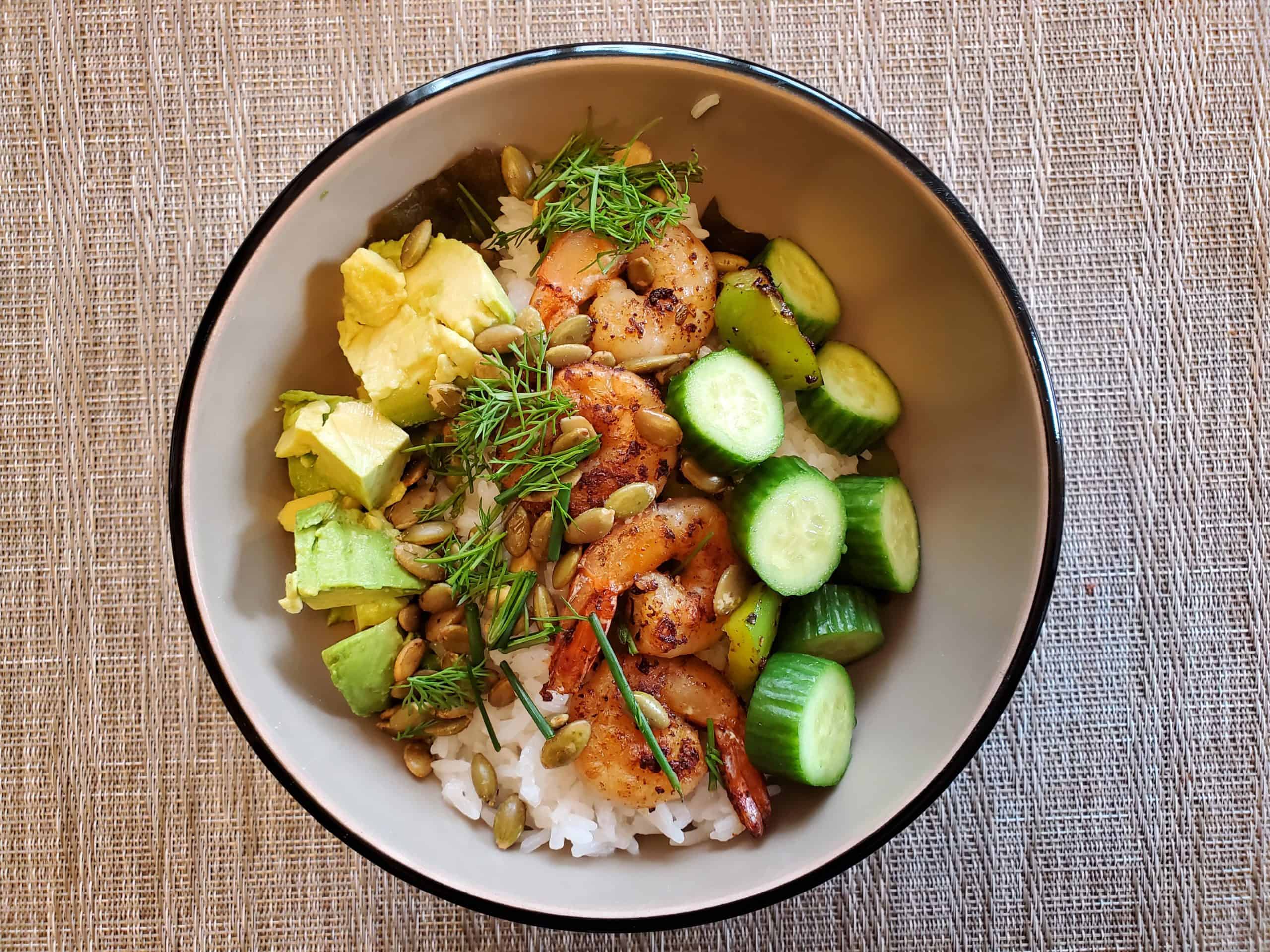 Shrimp Veggie Bowl
