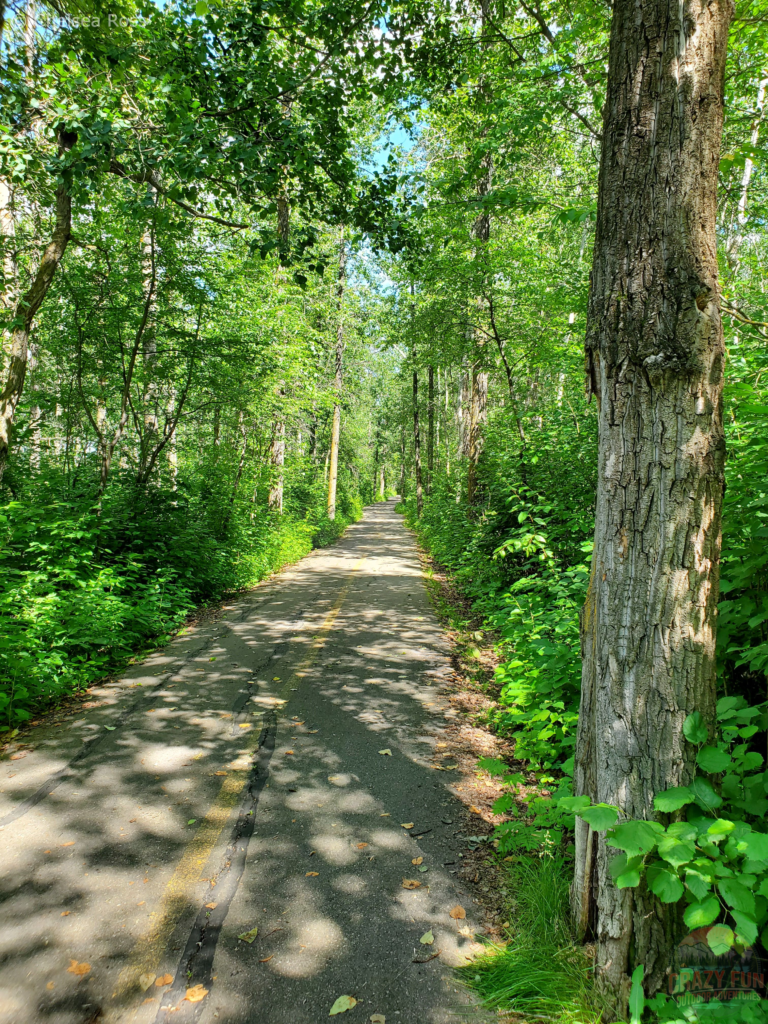 Easy hiking near me on St. Albert's paved trail.