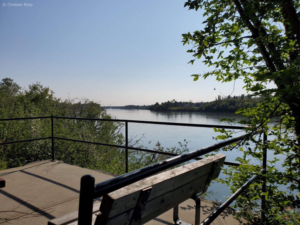 Easy hiking near me at Fort Saskatchewan.