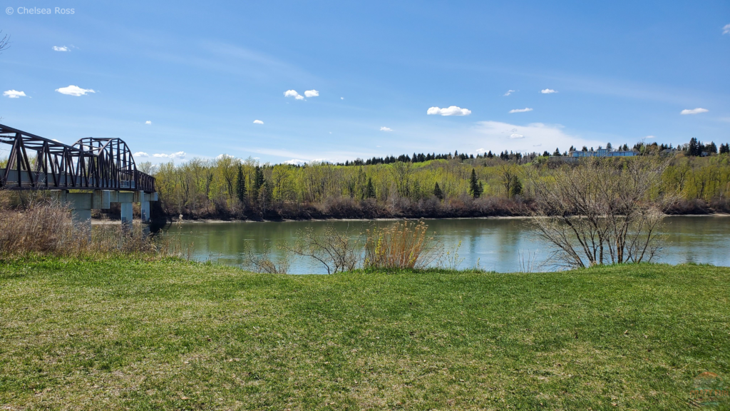 A picture of the North Saskatchewan is included in easy hiking near me.