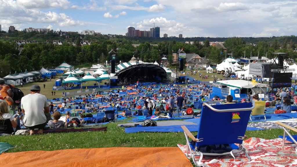 Summer outdoor adventures includes Folk Music Festival in Edmonton at Gallagher Park. 