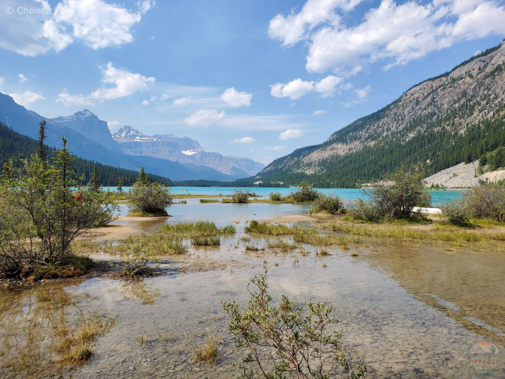 Summer Outdoor Adventures needs to include camping! This is a gorgeous shot of Waterfowl Lakes. 