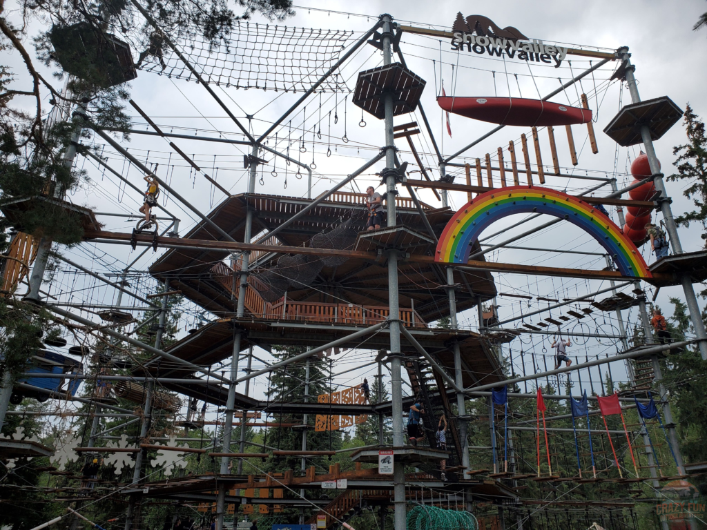 Summer outdoor adventures can include a challenge at Snow Valley Aerial Park.