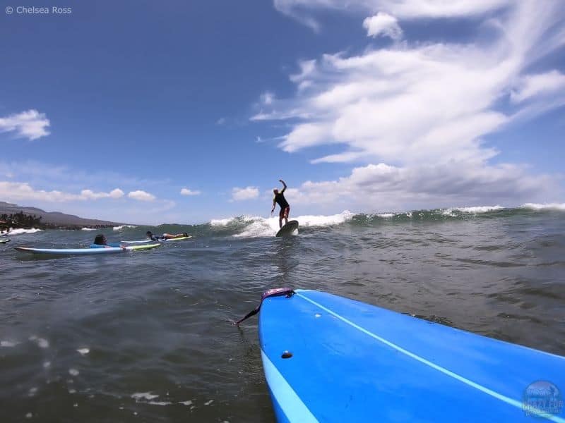 Man surfing