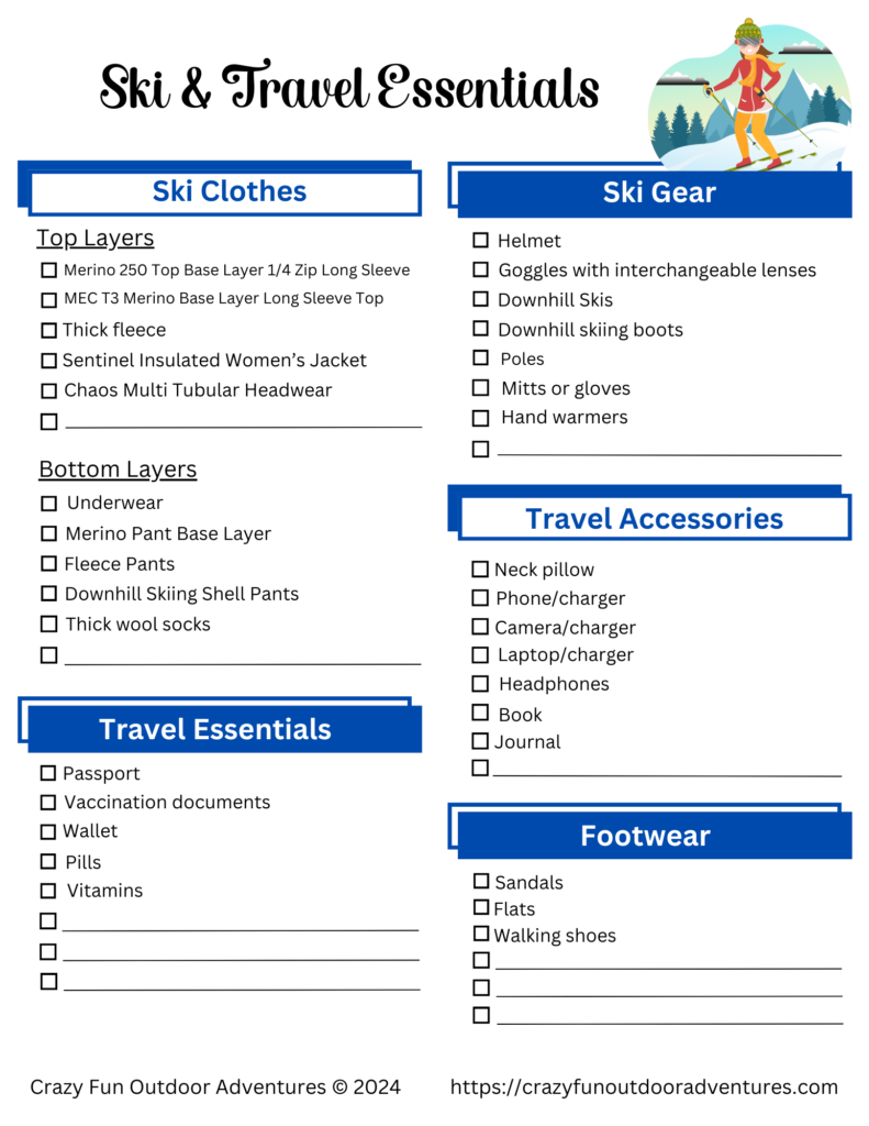 Ski & Travel Essentials
