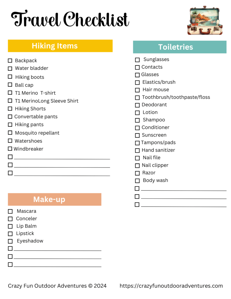 Travel Checklist