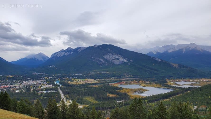 Looking towards Banff