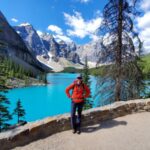 Hikes near Banff include Moraine Lake.