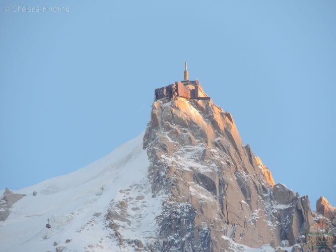 Adventures in France should include hiking to Aiguille du Midi.