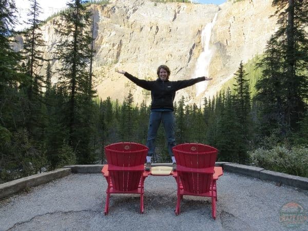 Fall hikes near Banff include walking around Takkakaw Falls.