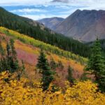 Waterton fall includes Rowe Trail's beautiful colours.