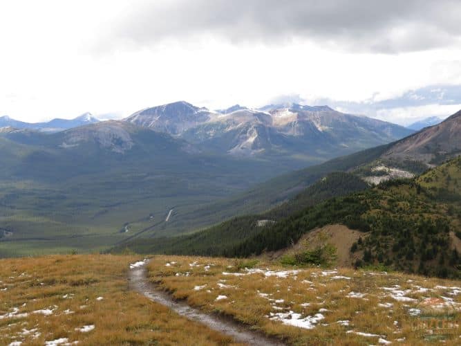 Looking down the valley from Opal Hills