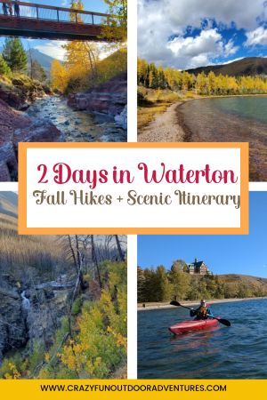 2 Days in Waterton Pinterest pin