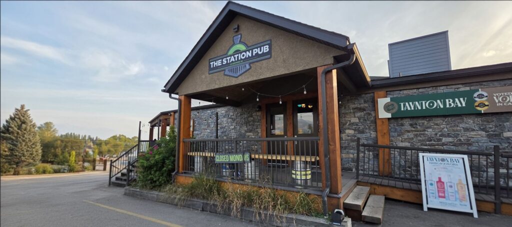 The Station Pub in Invermere, BC.